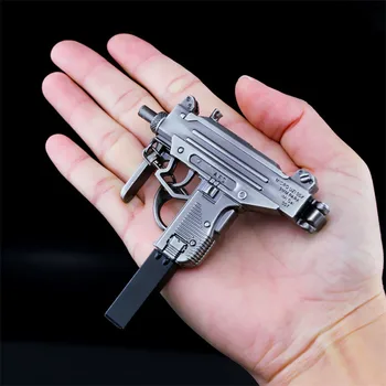 1:3 Metalo UZI automatas 15CM Miniatiūriniai Modelio Aukštos Kokybės pistoletas Pistoletas 