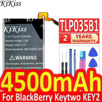 Aukštos Kokybės 4500mAh TLP035B1 Baterija BlackBerry Keytwo KEY2 Klavišas 2 Išmanusis telefonas Naujas Originalus KiKiss Baterijos Pakeitimas