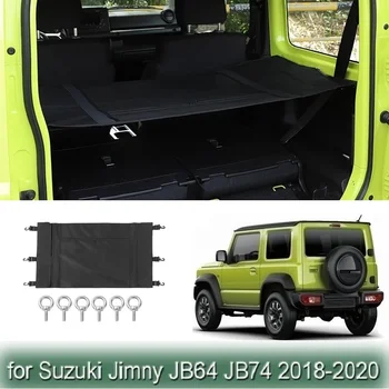 Automobilių Galinis bagažo skyriaus Uždanga Padengti Saugojimo Krepšys Net Suzuki Jimny JB64 JB74 2018-2021 Sukrovimas Valymas Auto Priedai
