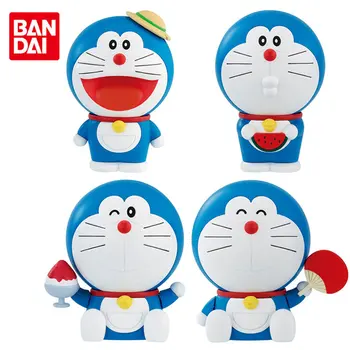 Bandai Originali Gashapon Doraemon Capchara Vasaros Kolekcijos Lėlės Kawaii Mielas Anime Veiksmų Skaičius, Žaislai Vaikams Berniukams, Mergaitėms Dovanų