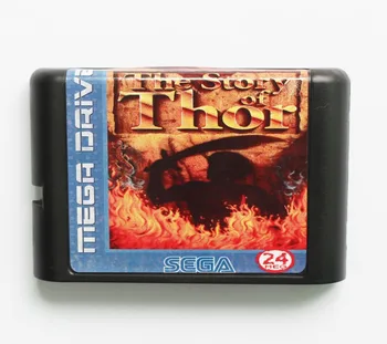 Istorija Thor PAL-ES 16 bitų MD Žaidimo Kortelės Sega Mega Drive Genesis