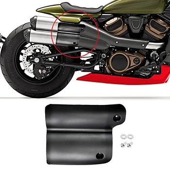 Motociklas Juodas Galinis Keleivio Šilumos Skydas Reflektoriai Padengti Harley 2021 SS1250 Sportster S 1250