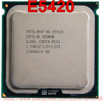 Originalus Intel Xeon CPU E5420 Procesorius 2.50 GHz/12M/1333MHz, Quad-Core Lizdas 771 nemokamas pristatymas greitas laivas iš