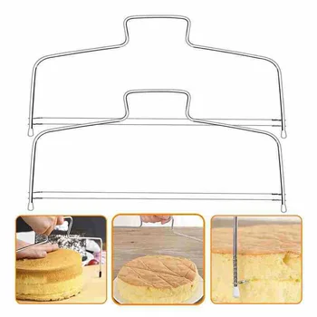 Pyragas Daliklis Slicer Layerer Kepimo Įrankių Reguliuojamas Storis Virtuvės Reikmenys Konditerijos Ir Duonos Priedai Silikono Formos