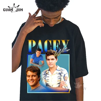 Vyrai Tee Marškinėliai PACEY WITTER T-shirt Dawson ' s Creek Sirgalių marškinėliai trumpomis Rankovėmis Streetwear Atsitiktinis Palaidų Marškinėlius Viršūnes 100% Medvilnė