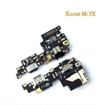 Įkrovimo Flex Kabelis Xiaomi Mi A1 Mi 5X USB valdybos PCB Lenta Juostelės Įkroviklis Uosto Jungtį
